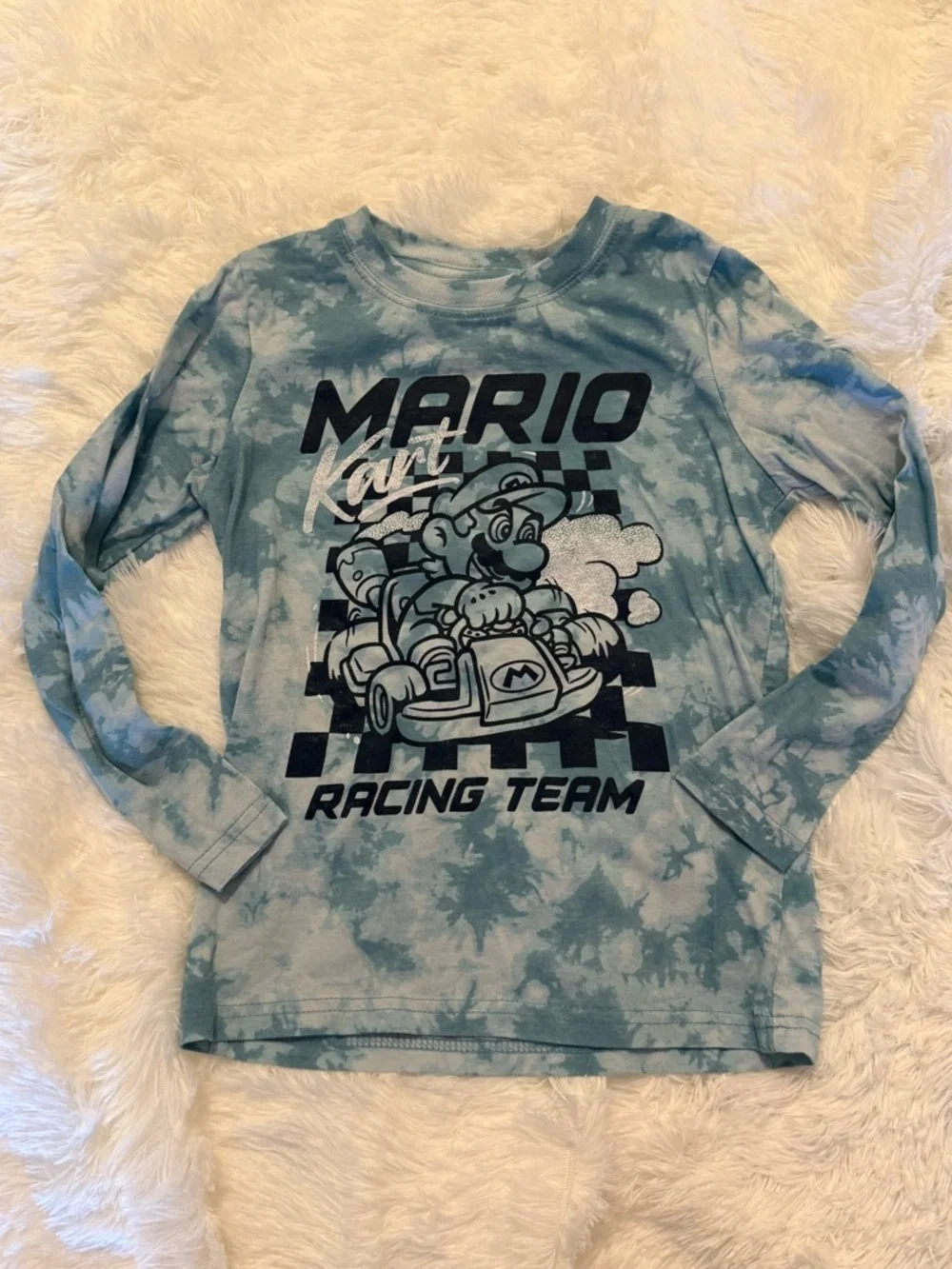 Mario Kart Boys Long Sleeve Tee